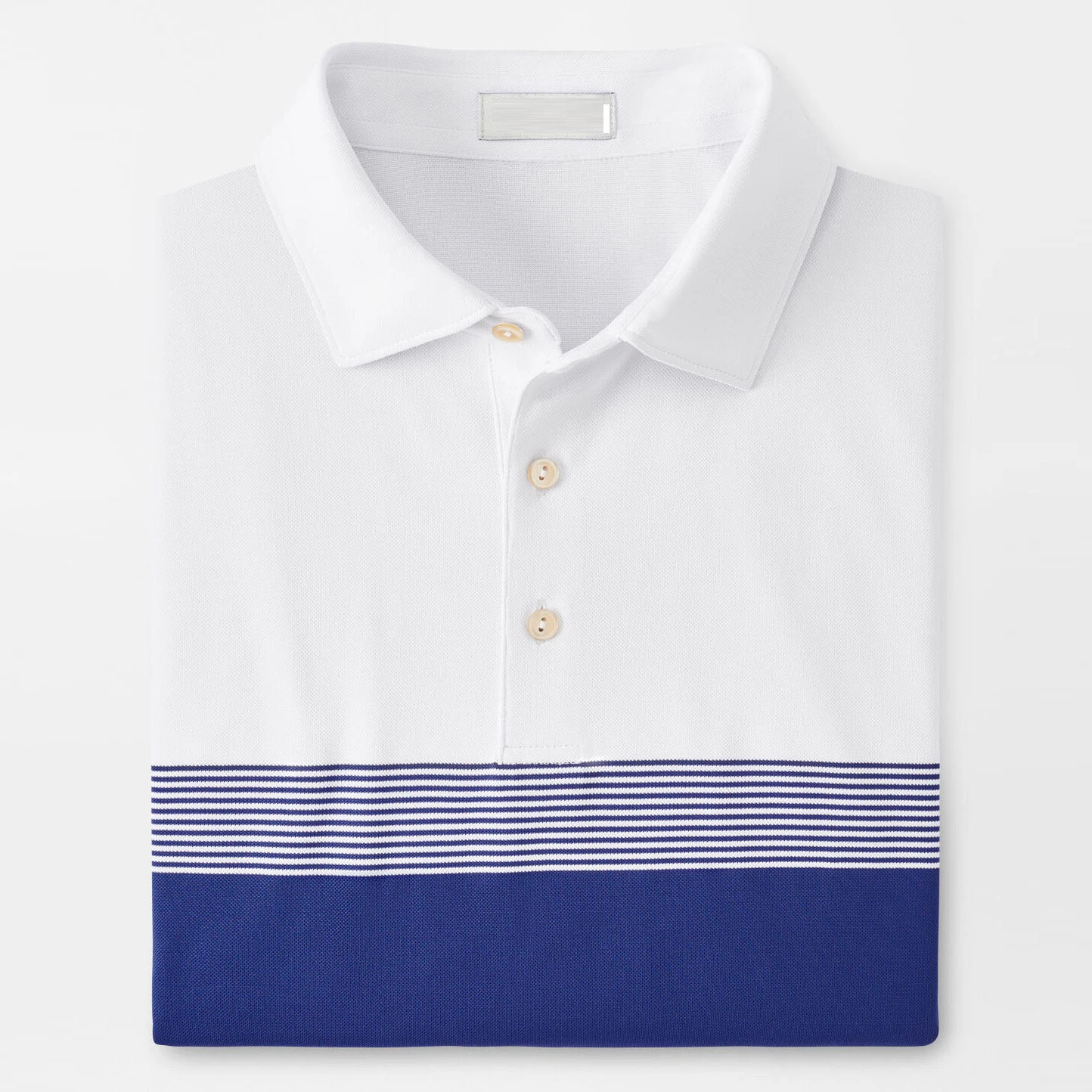 Logotipo bordado personalizado la coincidencia de color de alta calidad de la moda de rayas de manga corta de solapa informal para hombres camisas Polo