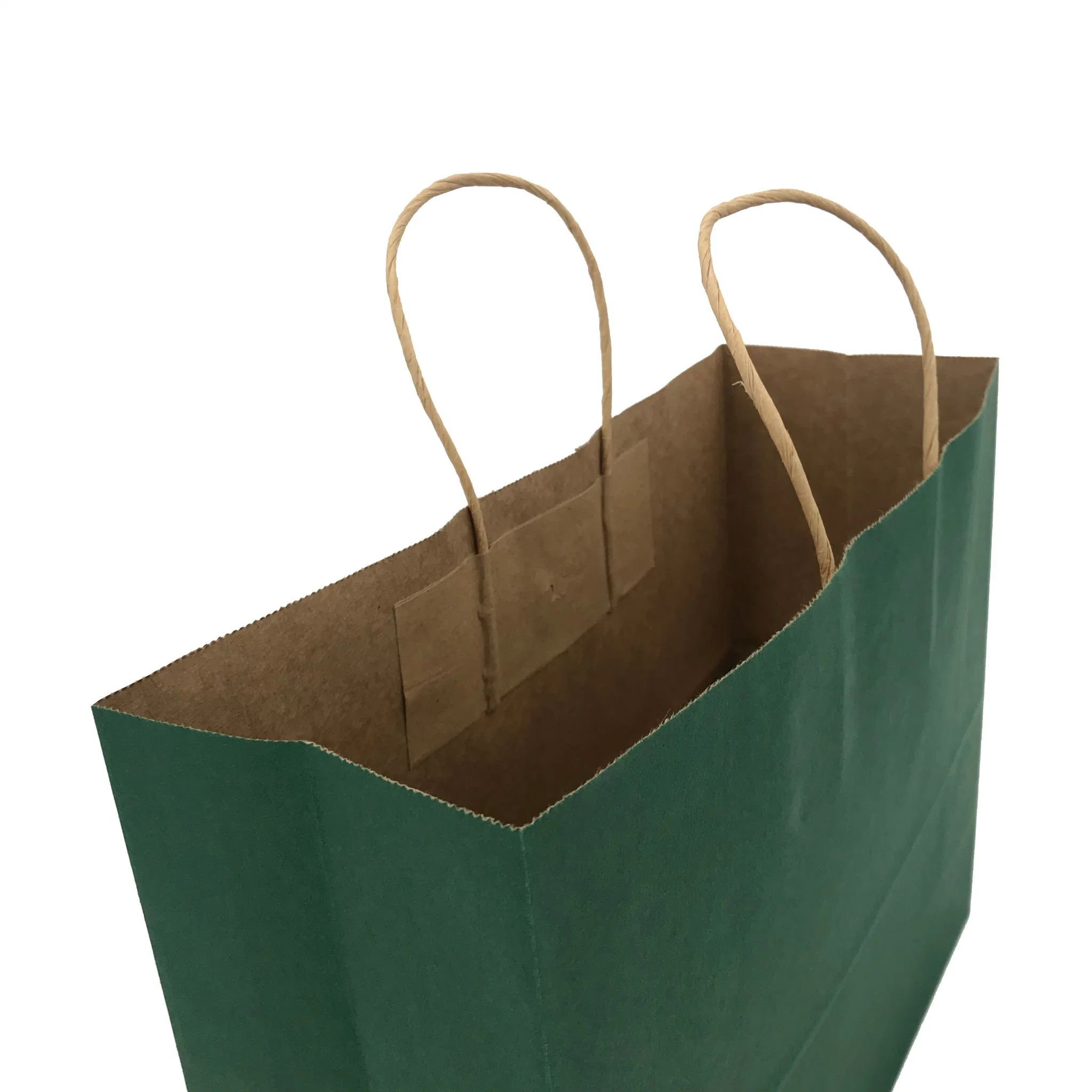 Plain Grocery Kraft Paper Clothing Bag Kraft Paper Food Packaging Bag From Chinese Factory