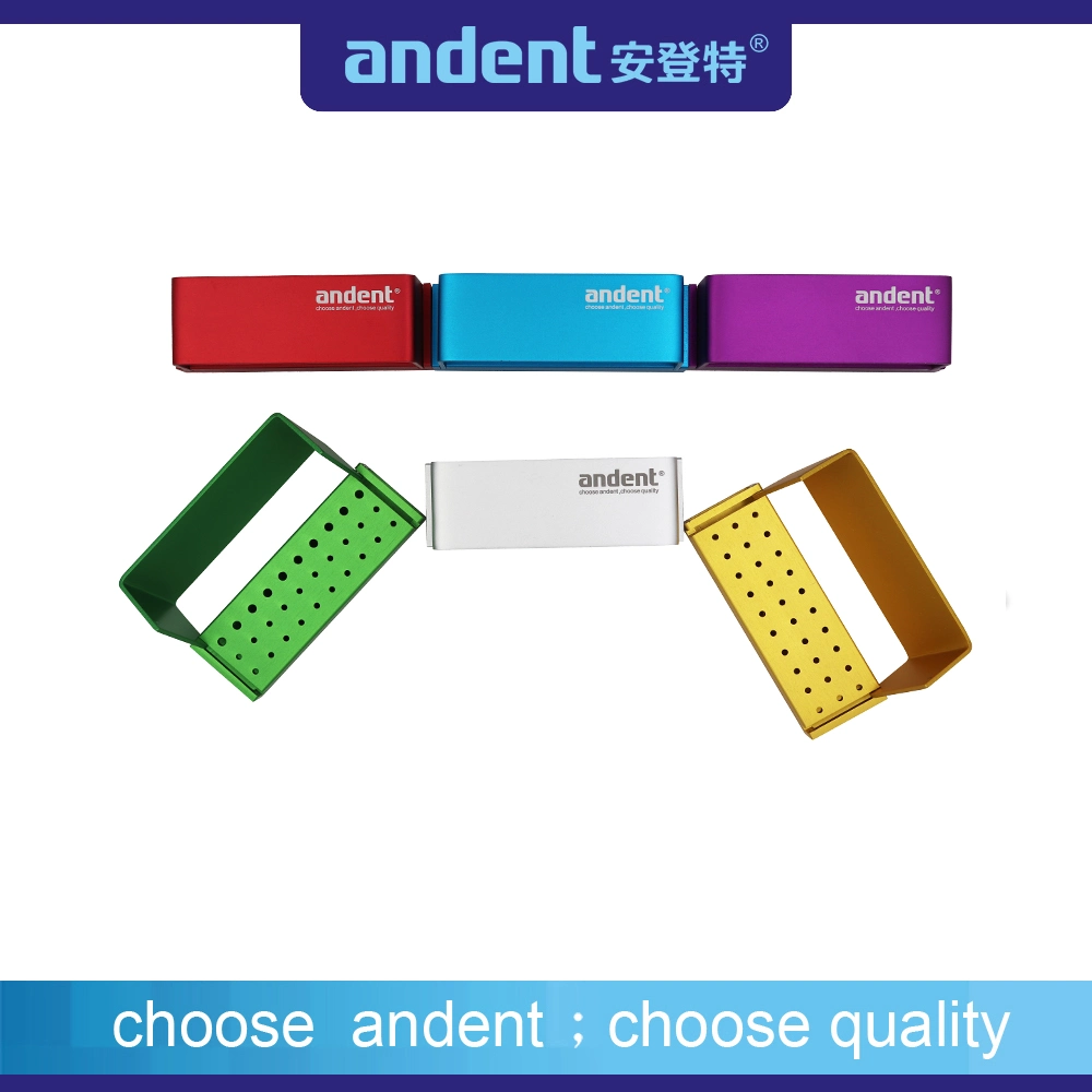 Medizinische Aluminium Dental Bur Sterilisation Holder Block