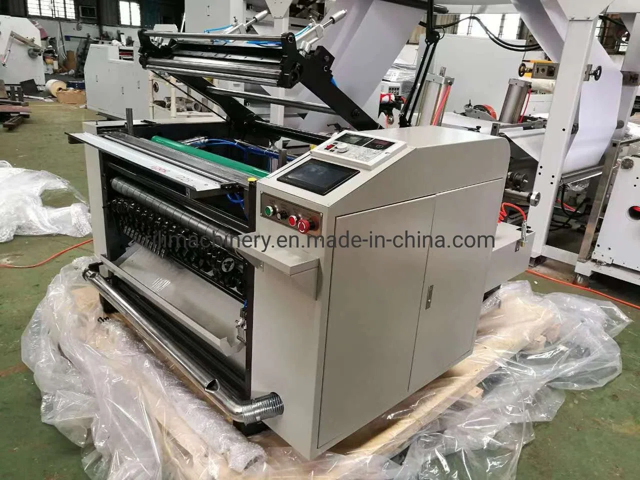 Automatische Thermische Papier Schneid-Aufspulmaschine