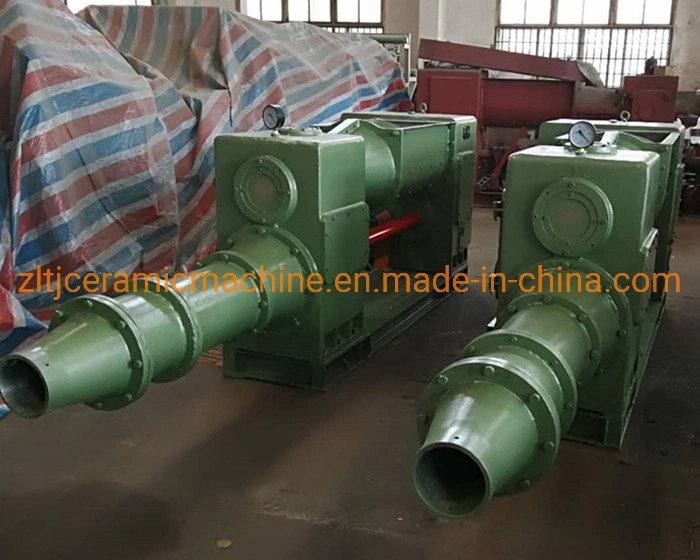 Tczl25 Model Ceramic Clay Raw Material Processing 3-5t/H Capacity Two Shaft Type Carbon Steel De-Airing Auger Mill of Porcelain Tableware Manufacturer Industry