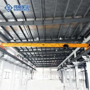 Henan Mining Group Crane Lifting Height of 7 Meters European Single Girder Overhead Travelling Crane