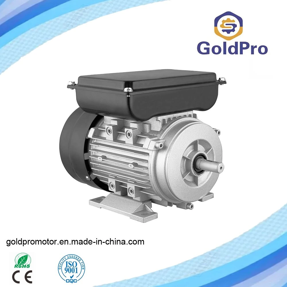 AC Asynchronous Induction Single Phase Electric Motor with Aluminum Body for Axial Fan