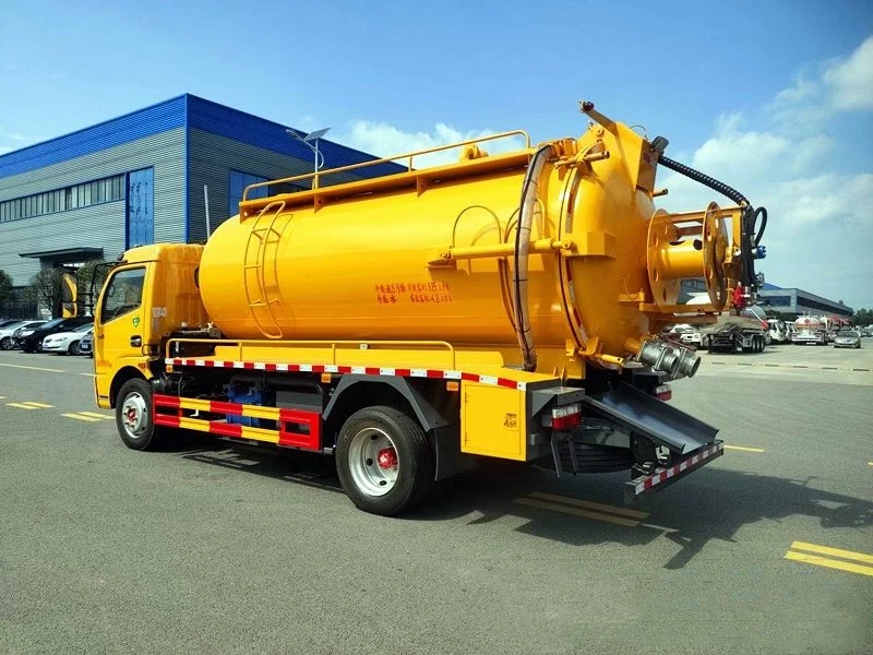 New Vacuum Pump Sewage Water Tank Fecal Suction Truck