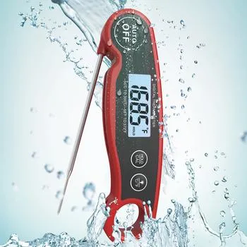 Hohe Genauigkeit Digital Instant Read Fleisch Thermometer Gute Koch Flüssigkeit Grillthermometer