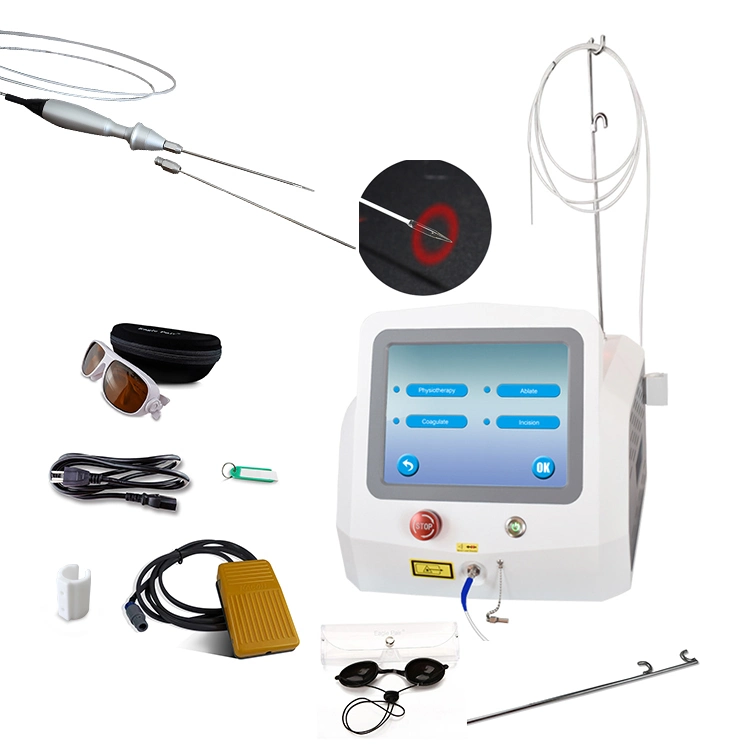 CE Dual Wavelength 980 1470nm Surgery Laser Machine Proctology Hemorrhoids Laser