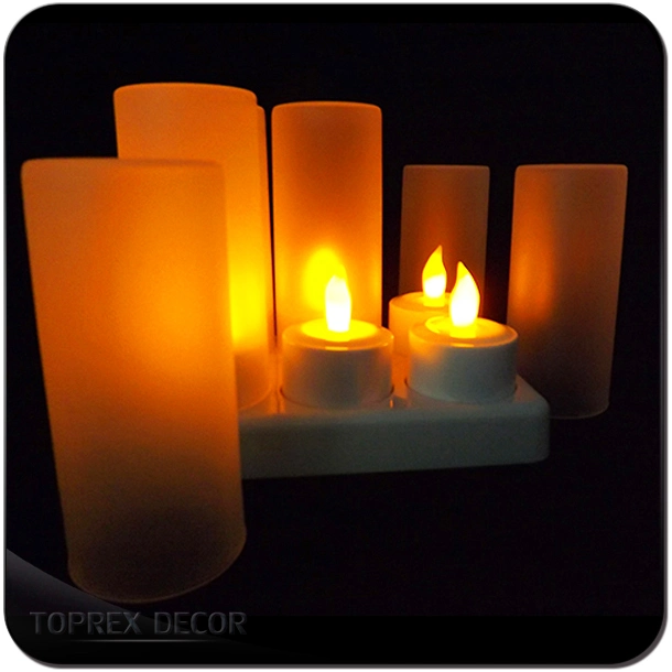 New Product Ideas 3.6V Mini LED Tea Lights Outdoor Christmas Candles with 6 Functions