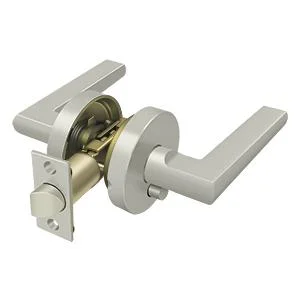 American Modern Privacy Round Lever Door Tubular Contemporary Interior Lockset