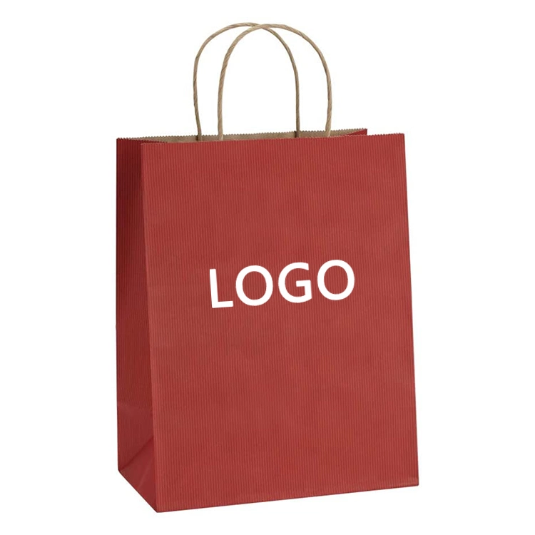 Wholesale/Supplier Eco-Friendly Gift Party Paper Shopping Kraft Paper Bag with Logo Print