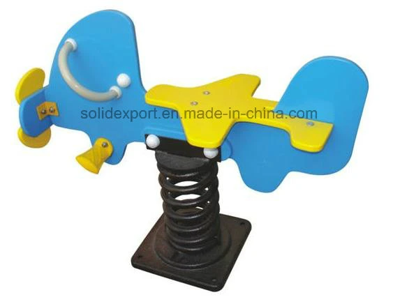 Eco Friendly Plastic Kids Outdoor Rocking Horse for Outdoor Playground
