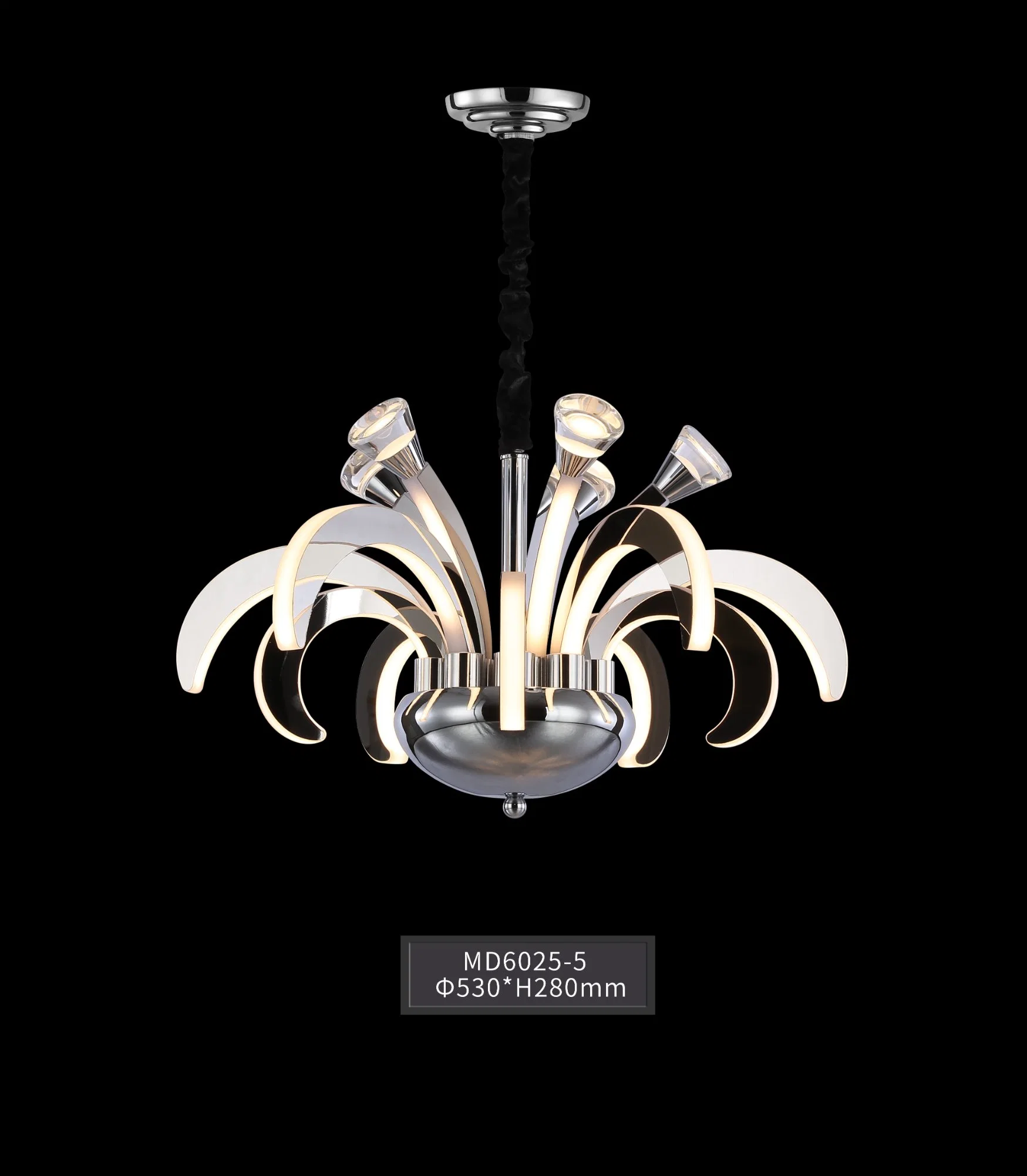 Pendant Light Modern Decorative Suspended LED Chandeliers Ceiling Lamp for Home Commercial Lighting