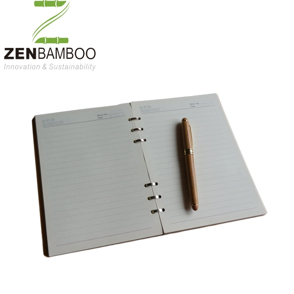 Wholesale/Supplier Wire-O Bamboo Cover Notebook for Office Stationery