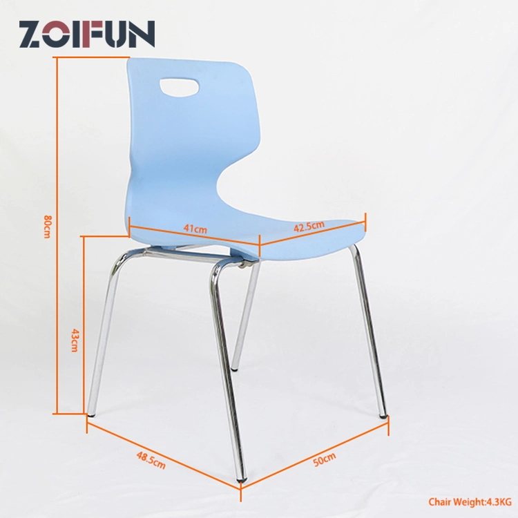 Chinese Furniture Learning Dining Training School Classroom Chair; Plastic Wooden Office Set