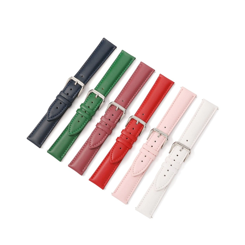 Colorful Quick Release Leather Watch Strap Watch Band Pin Buckle