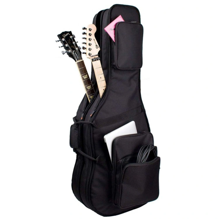 Großhandel/Lieferant Multifunktions Doppel Instrument Tasche Musik Reisen Gitarre Gig Tasche