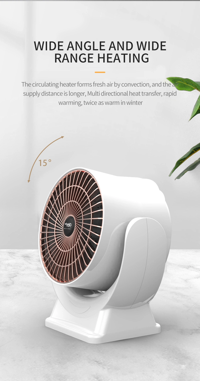 Ventilateur de chauffage portatif 880W Blanc d'appareils ménagers