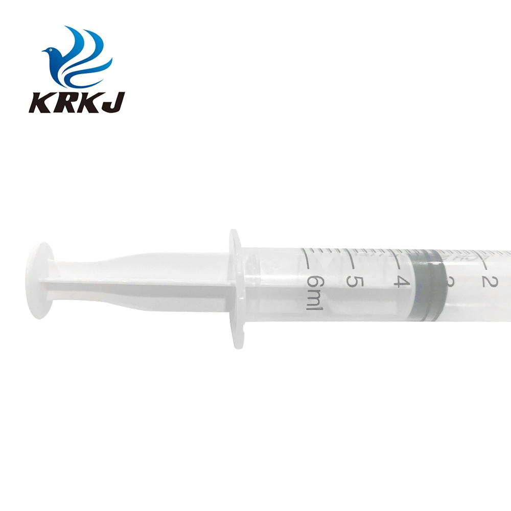 Medical Sterilized Plastic Disposable Veterinary Vaccine Syringe for Pet Injection