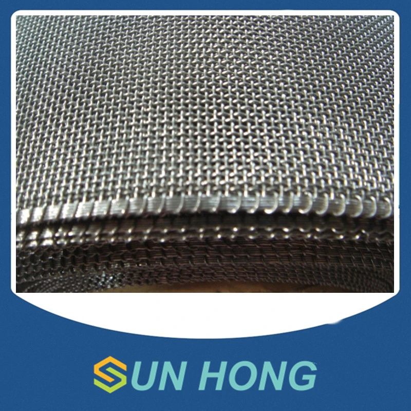 Diagonal Cover Plain Weave Woven Stainless Steel Mesh for Cylinder Mould