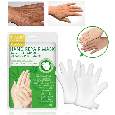 Hemp Seed Hand Mask Hydrates and Moisturizes Hand Care