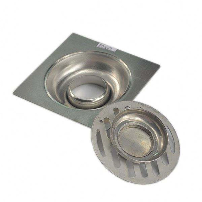 Modern Stainless Steel Square Concealed Tile Insert Floor Drain Cover - Easy Installation, Durable, Multiple Finishes Available