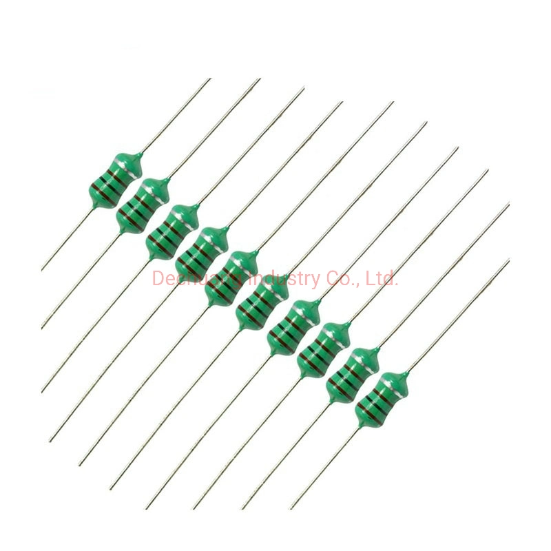 Câble axial à anneau couleur fixe série Al0510-102K, ferrite RF 3,3 m Inductance de puissance