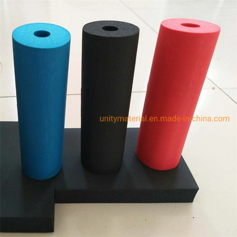 Flame Retardant and Heat Proof Pipe Thermal Insulation NBR PVC Rubber Plastic Sponge Fire Resistant Adhesive Pipe with Aluminum Foil as EVA, PE, EPDM, Cr