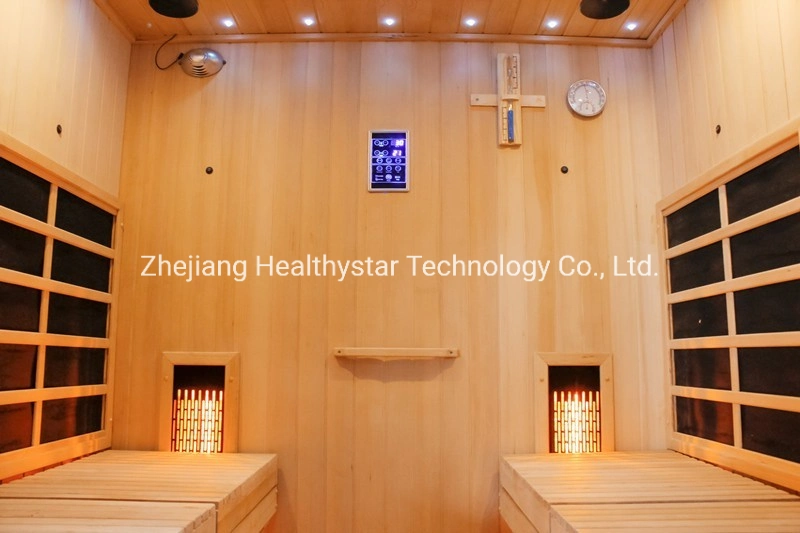 Hot Sale Indoor Wooden Far Infrared Dry Steam Sauna Room