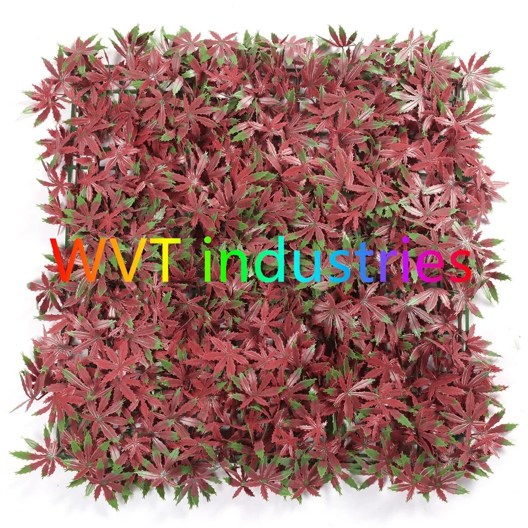 Anti UV Artificial Plastic IVY Foliage Faux Boxwood Vertical Garden Green Plant Wall Vines