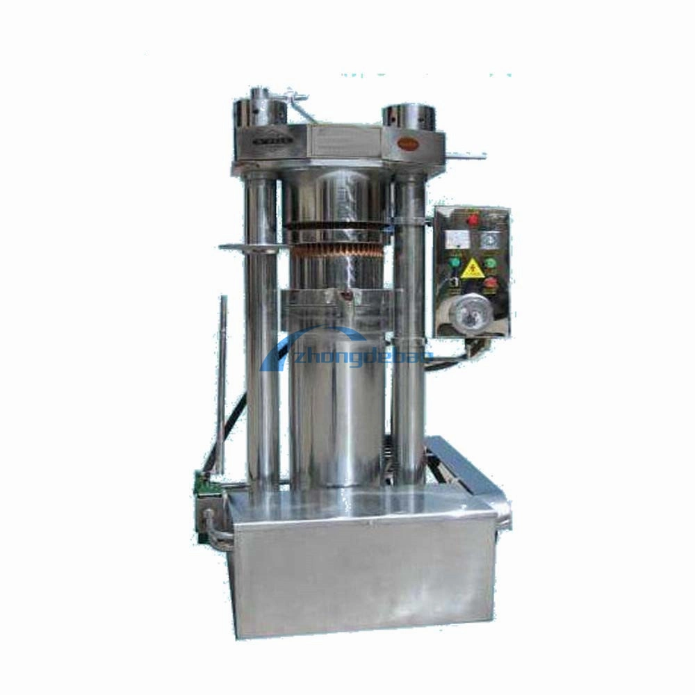 Newest Large Capacity Cold Press Cocoa Butter Hydraulic Oil Presser Hydraulic Sesame Oil Press Machine