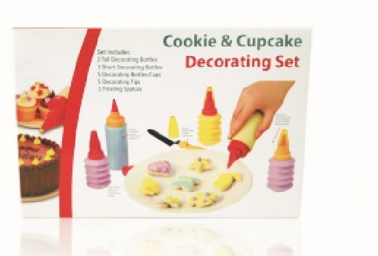 Conjunto de decoração, conjunto de decoração cookie Cupcake modelo (TV0267)