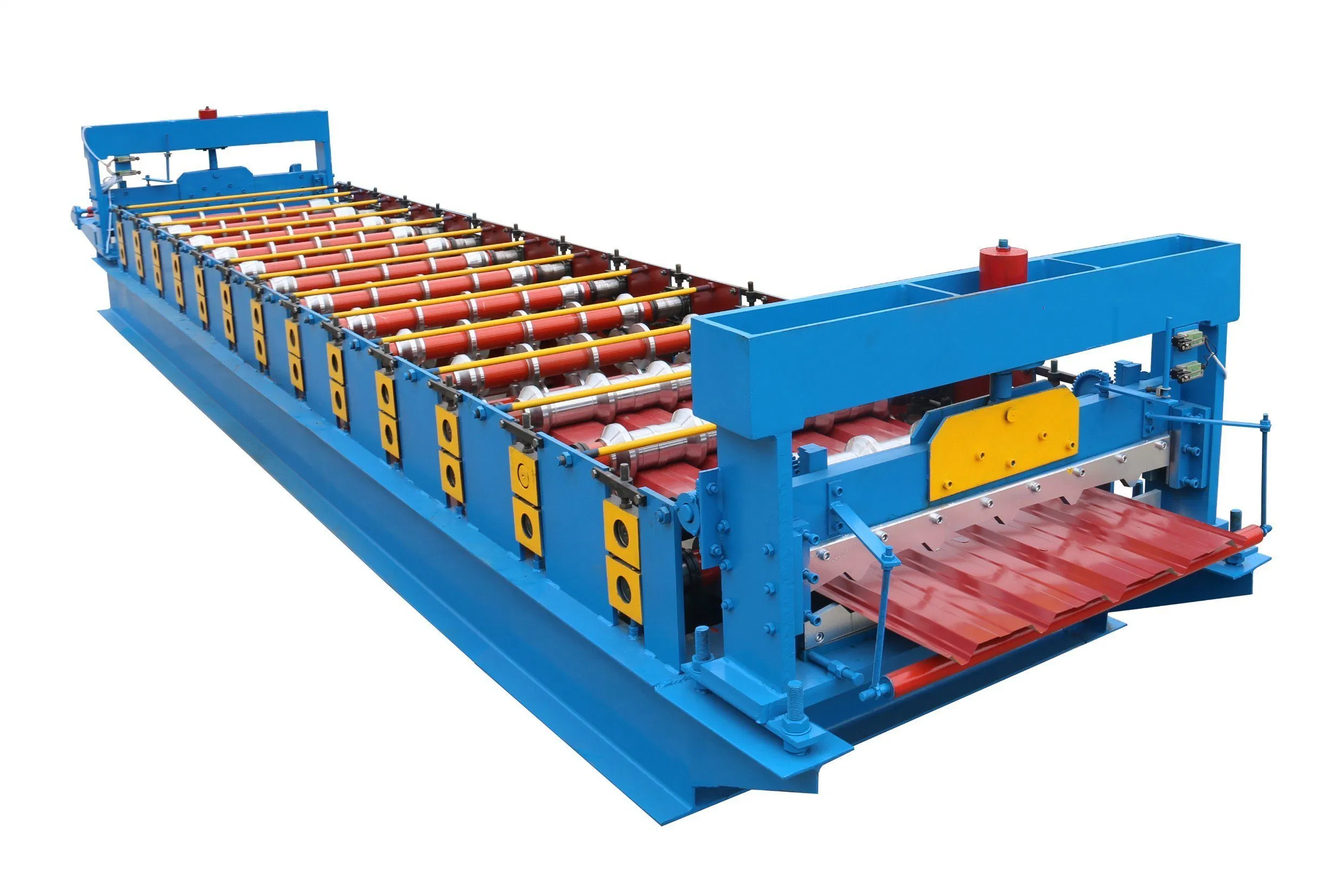 Automatic Ibr Panel Tile Box Profile Trapezoidal Roofing Sheet Roll Forming Machine