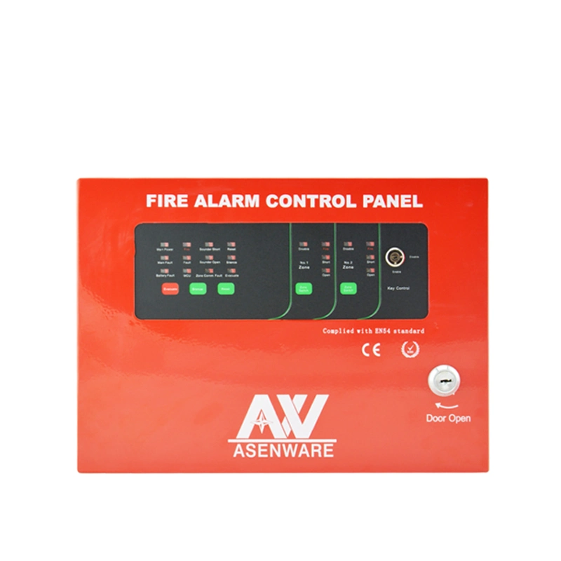 Asenware fr54 Conception Standard 2 zone Panneau d'alarme incendie conventionnels