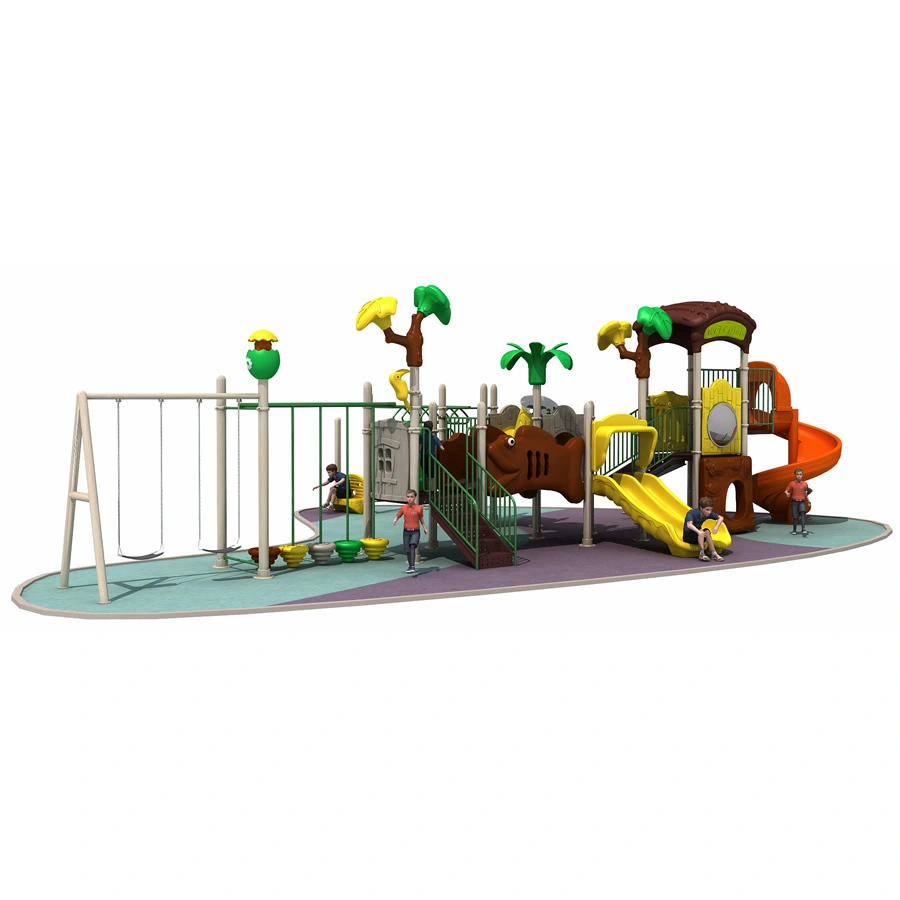 Customize Outdoor Playground Equipment Fitness Multi-Function Children Plastic Slide