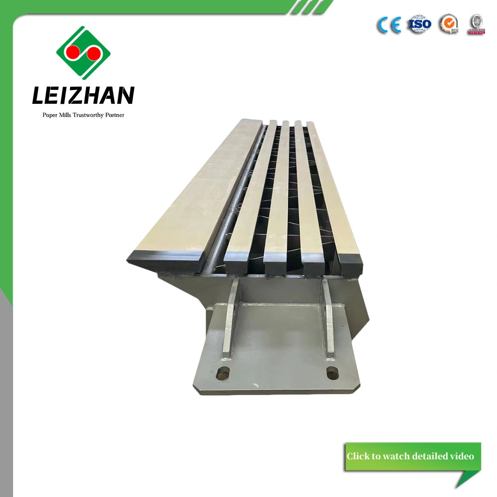 Leizhan Mill Dewatering Element Ceramic Foil Paper machine Equipment Suction Box Cover