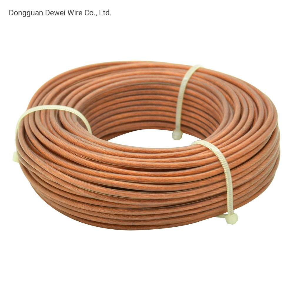 22 AWG Alambre aislado de silicona de alambre de cobre desnudo UL3211