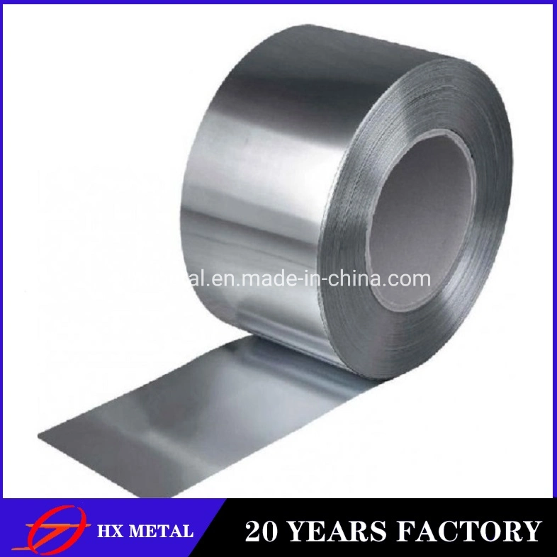 Z100 zinco/GI/SGCC DX51D bobina laminada a frio/imersão a quente em zinco Tira de aço galvanizado/chapa/placa/bobina