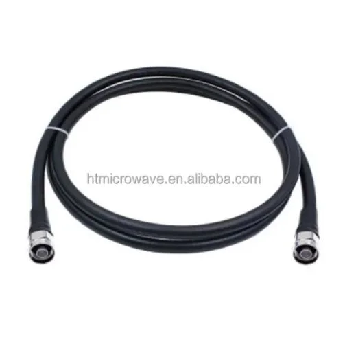 1 M N macho para N macho baixo PIM DC-3 GHz 1/2 Cabo coaxial de ligação em ponte Superflexível