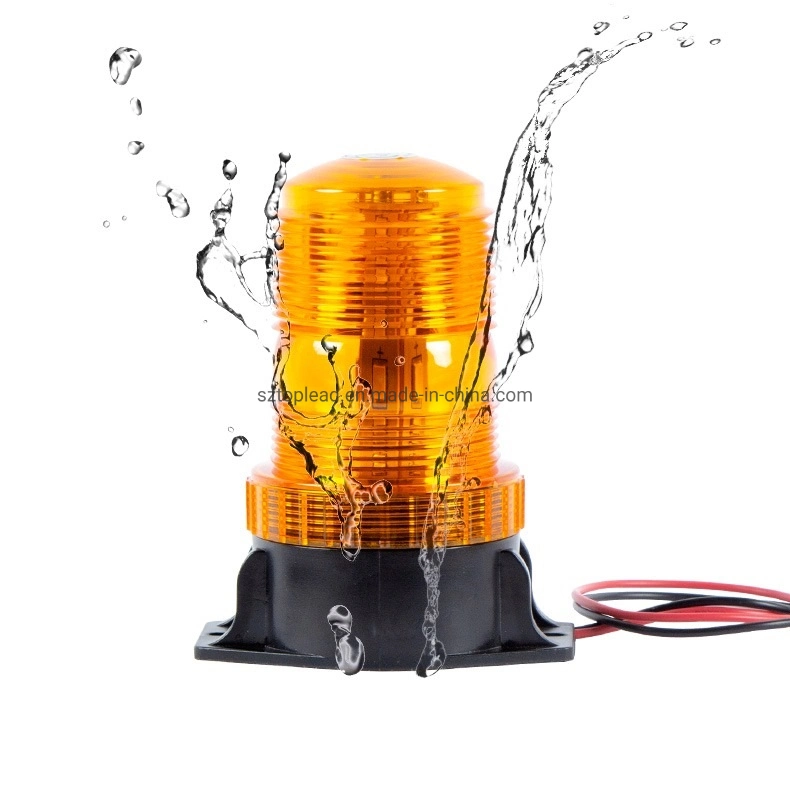 Blue Forklift LED Strobe Lamp DC 12-110V Xenon Strobe / LED Mini Warning Beacon Light Flash Warning Lamp 131mm High