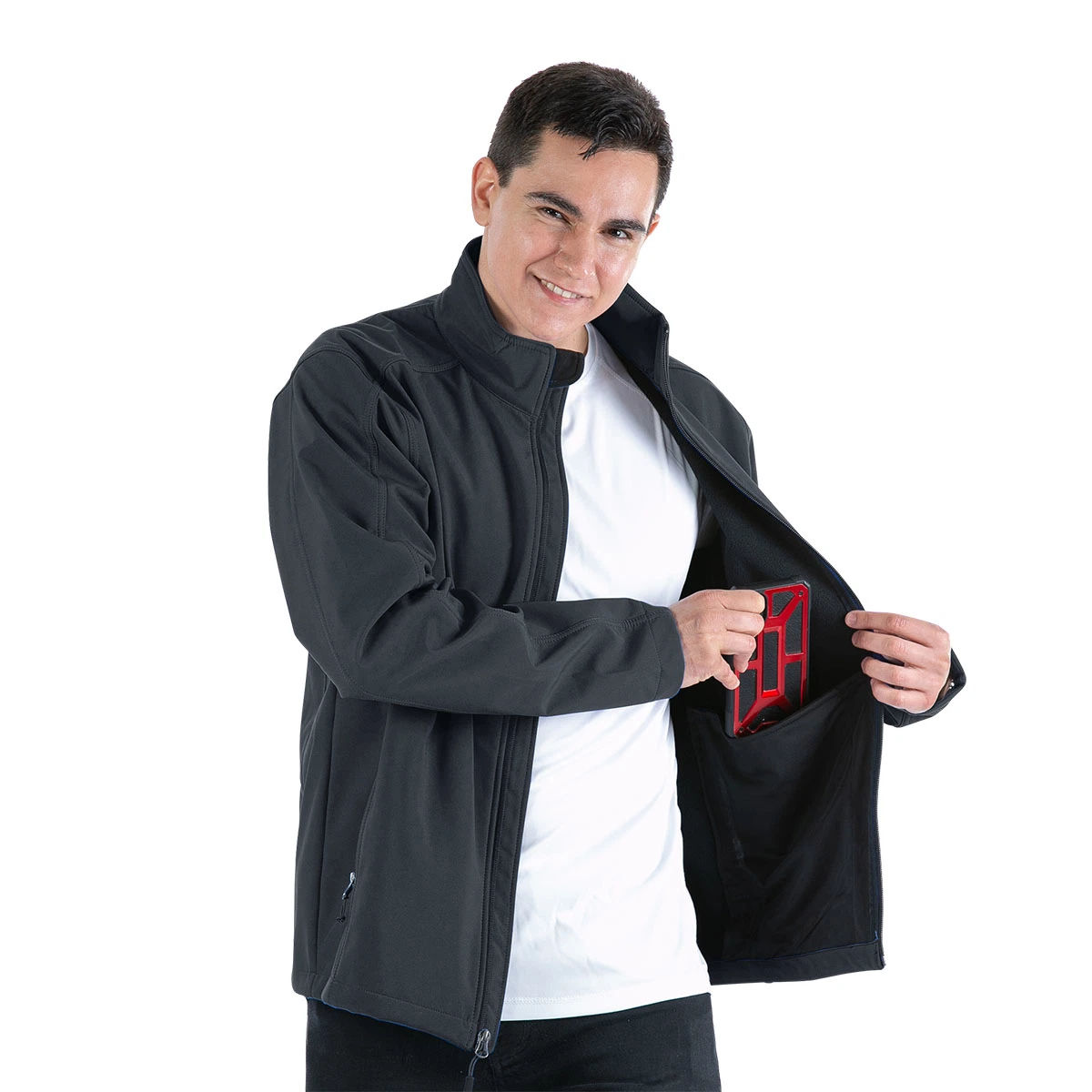 Men's Leisure Sport Wear Microfleece Lined Soft Fabric Long Sleeve Clothes