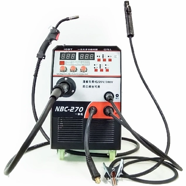 Inverter CO2 Gas Shielded MIG 270A Welding Machine Portable Welders MIG TIG MMA