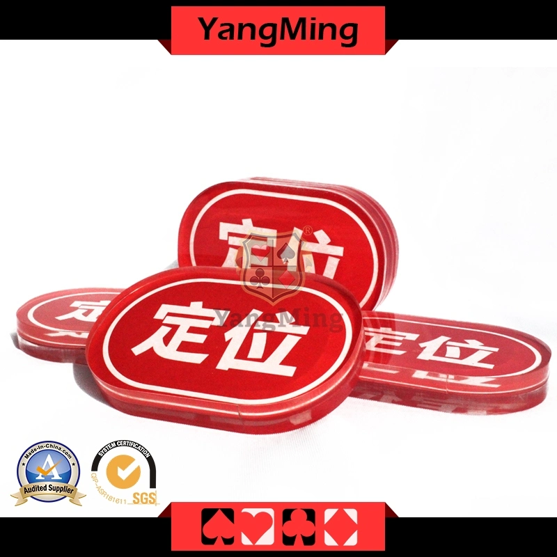 Acrylic Casino Factory New Custom Design Oval Produce Shape Locate Brand Ym-Le02