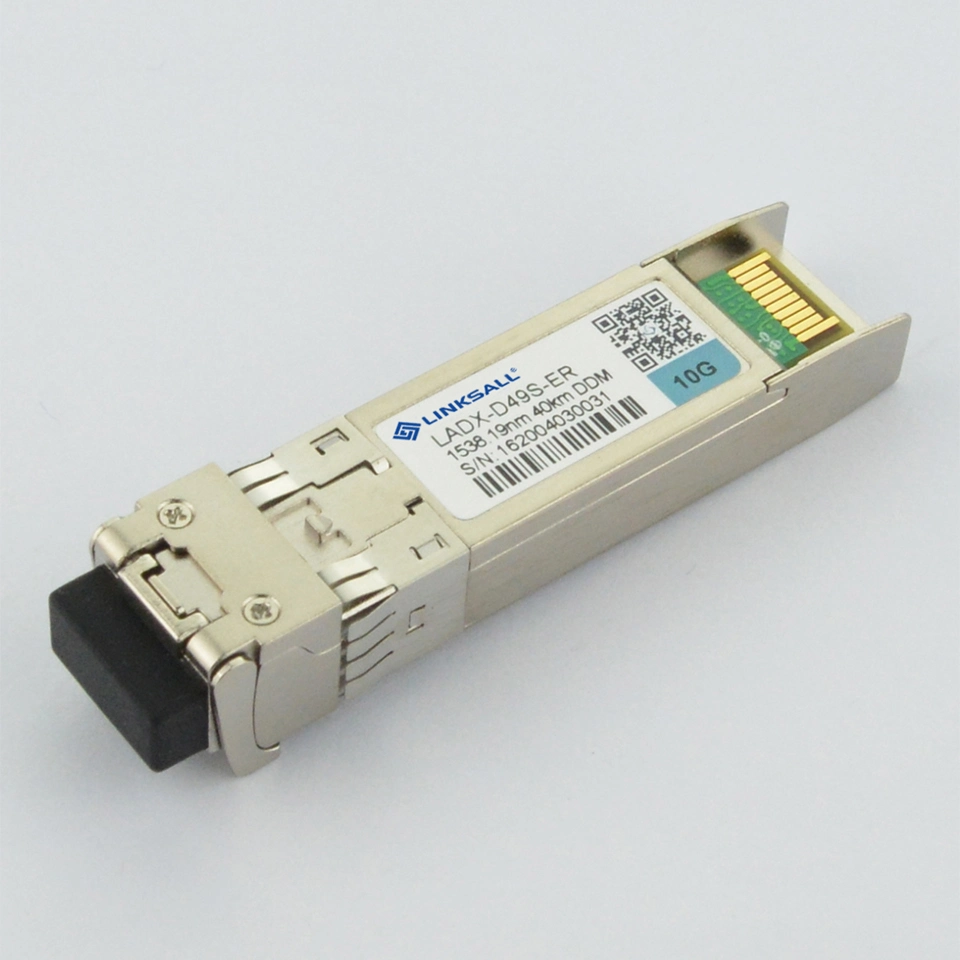 Juniper Networks C49 Sfpp-10g-Dw49-I Compatible 10g+ 100GHz SFP DWDM 1538.19nm a 40km Dom Industrial LC Módulo transceptor de SMF.