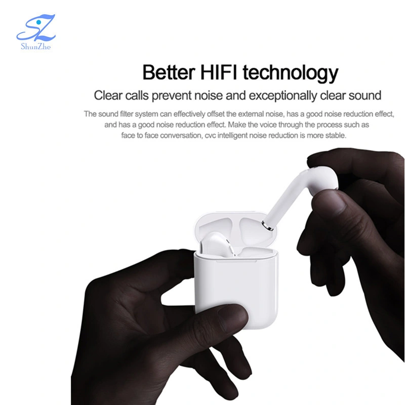 I8 Wireless Earphone Bluetooth Headset Cordless Stereo Sport in Ear Single Earbud with Mic I7 I7s for iPhone X 8 7 Plus Samsung Phone