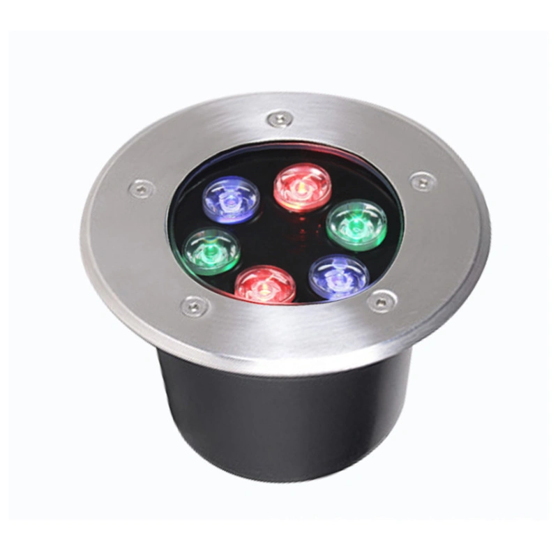 Round Waterproof IP67 Stainless Steel Outdoor Floor Recessed Underground Inground Garden Light