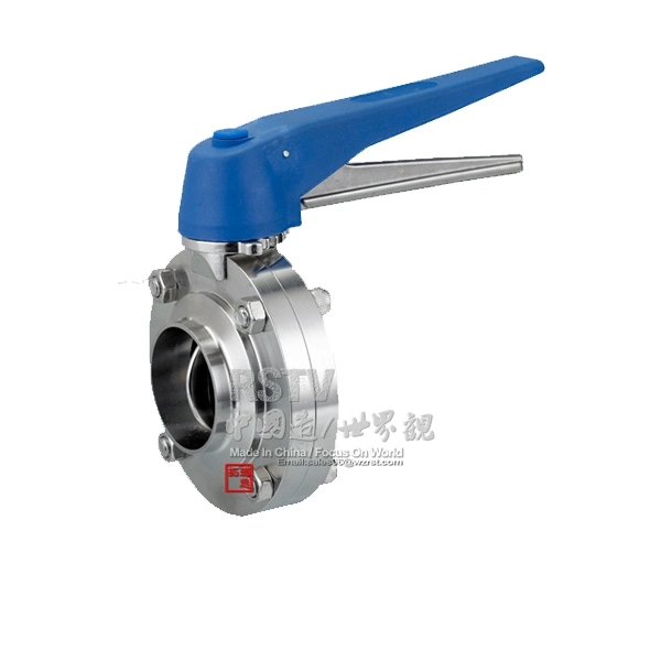 Stainless Steel Butt Welding Thread Manual Sanitary Butterfly Valve