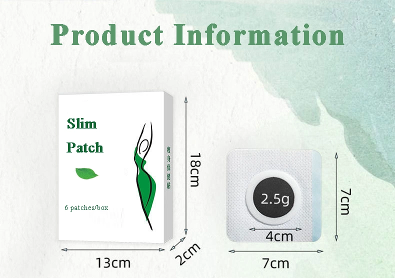 Desintoxicación de hierbas para el parche Slim Weight Loss Stick en la barriga vientre