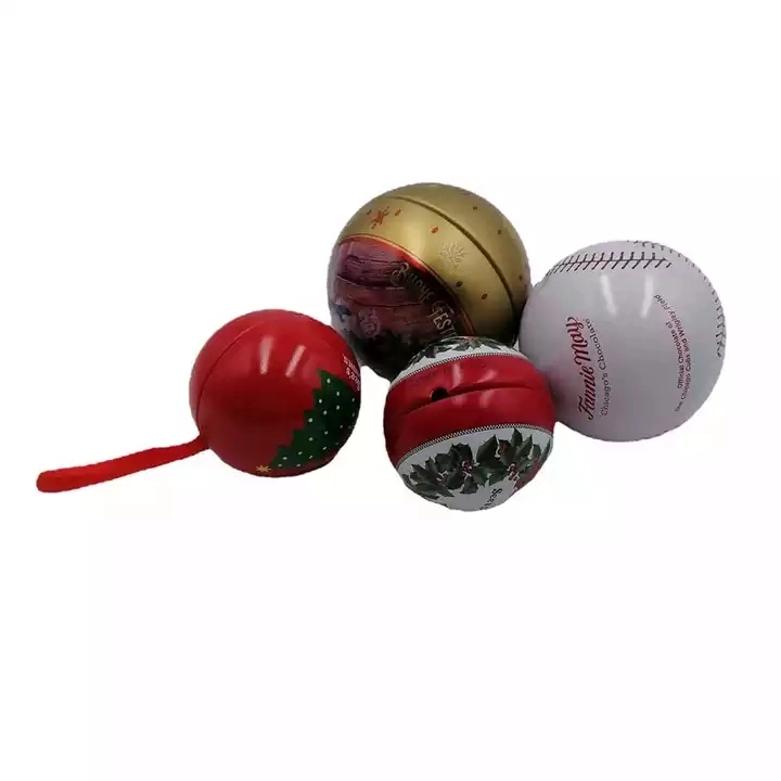 Hot Selling Environmental Friendly Ball Shape Wedding Gift Jar Tin Balls