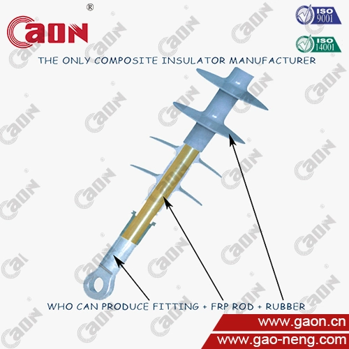 35kV composite silicone pin type insulator with top quality and competitive price