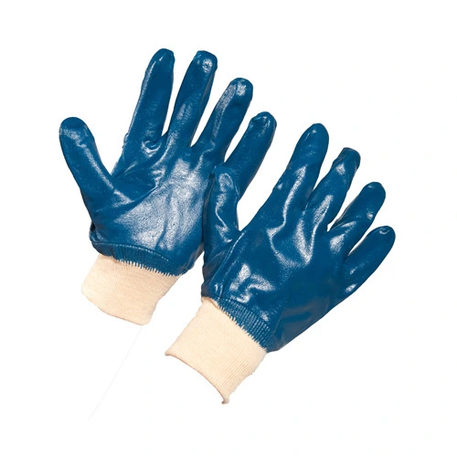 New Oil-Proof Cotton Jersey Liner Nitrile Fully Coated Work Gloves