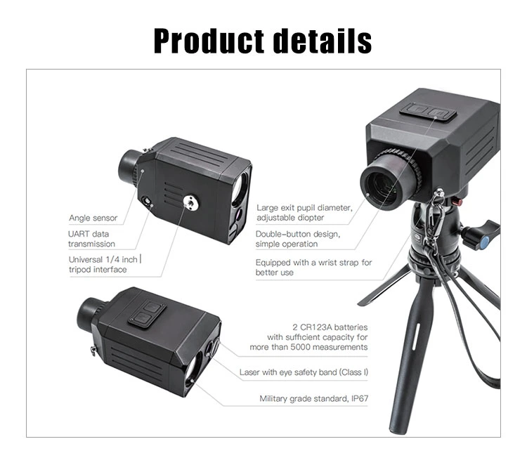 Portable Cheap Pocket with Tripod Mini Long Distance 9km Laser Rangefinder